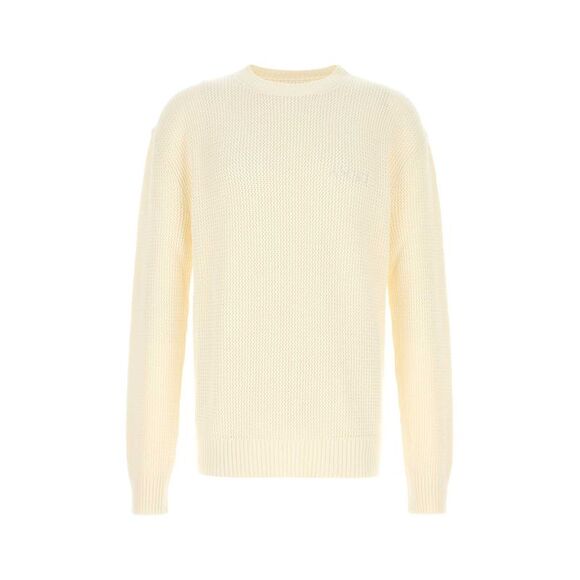Amiri Men Cream Crochet Sweater